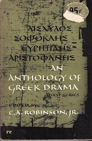 Bild des Verkufers fr An Anthology of Greek Drama zum Verkauf von The Book Collector, Inc. ABAA, ILAB