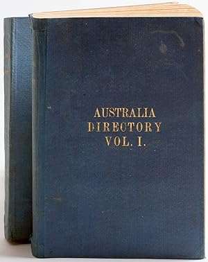 Bild des Verkufers fr The Australia Directory: Volumes 1: South and East Coasts, Bass Strait, and Tasmania; Volume II Comprising the East Coast, Torres Strait, and the Coral Sea; Volume III North, North-west, and West Coasts, from the Gulf of Carpentaria to Cape Leeuwin zum Verkauf von Antipodean Books, Maps & Prints, ABAA