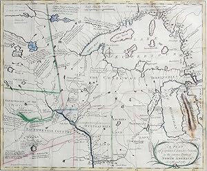 Bild des Verkufers fr A Plan of Captain Carvers Travels in the interior Parts of North America zum Verkauf von Antipodean Books, Maps & Prints, ABAA