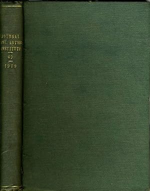 Bild des Verkufers fr The Journal of the Royal Anthropological Institute of Great Britain and Ireland, Vol. XLIX zum Verkauf von Antipodean Books, Maps & Prints, ABAA