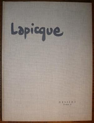 Bild des Verkufers fr Dessins de Lapicque. La Figure. Texte de Charles Estienne. zum Verkauf von Antiquariat Johann Forster