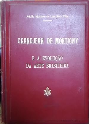 Grandjean de Montigny e a evolucao da arte brasileira, Capa com retrato, em tricromia, de Augusto...