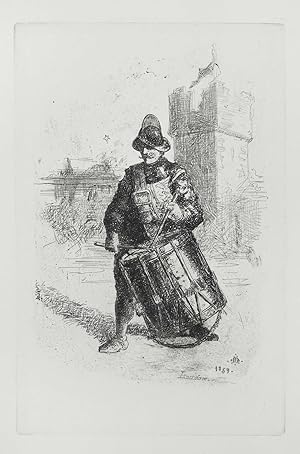 Etching of "The Drummer"