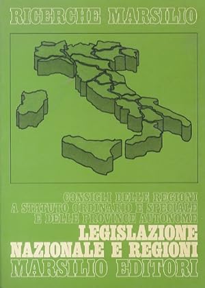 LEGISLAZIONE nazionale e Regioni. Napoli, 1-2 dicembre 1978.