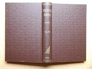 Seller image for British Birds. Volume 74. 1981. for sale by N. G. Lawrie Books