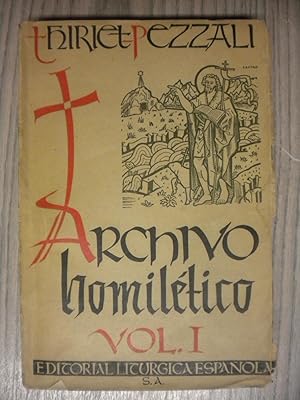 Imagen del vendedor de ARCHIVO HOMILETICO VOL.1 a la venta por LIBRERIA AZACAN