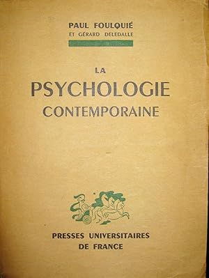 Imagen del vendedor de La Psychologie contemporaine. a la venta por Le Chemin des philosophes