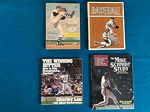 Seller image for Skills & Technique Baseball Books, 4 Sold Together: Siebert, Learning How - Baseball (1961 ed. + 1968 ed.) + Lau, The Winning Hitter + Schmidt, The Mike Schmidt Study for sale by Reiner Books