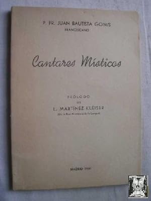 Image du vendeur pour CANTARES MSTICOS mis en vente par Librera Maestro Gozalbo