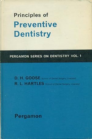 Imagen del vendedor de PRINCIPLES OF PREVENTIVE DENTISTRY : Volume 1, Pergamon Series on Dentistry a la venta por 100POCKETS