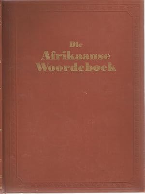 Seller image for Die Afrikaanse Woordeboek Deel III "G" for sale by Snookerybooks