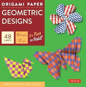 Image du vendeur pour Origami Paper - Geometric Designs - 6 3/4" - 49 Sheets (Paperback) mis en vente par AussieBookSeller