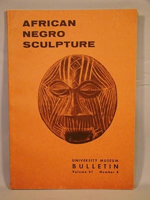 African Negro Sculpture.