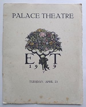 The Ellen Terry Memorial Fund Matinee Programme. The Palace Theatre, London Tuesday, April 23 1929.