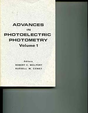 Seller image for Advances in Photoelectric Photometry for sale by Orca Knowledge Systems, Inc.