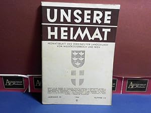 Unsere Heimat. - Jahrgang 35. 1964, Nr. 1/3, - Monatsblatt des Vereines für Landeskunde und Heima...