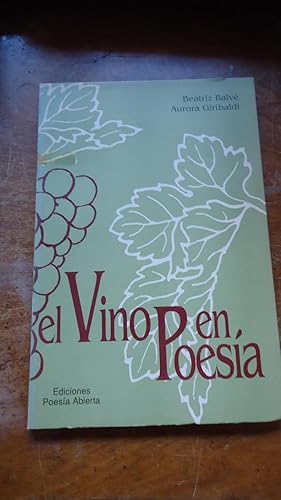 Imagen del vendedor de EL VINO EN LA POESA a la venta por Ernesto Julin Friedenthal