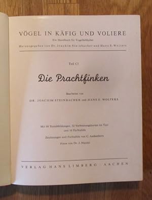 Seller image for Die Prachtfinken for sale by ANTIQUARIAT H. EPPLER