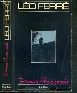 Image du vendeur pour TESTAMENT PHONOGRAPHE mis en vente par Le-Livre