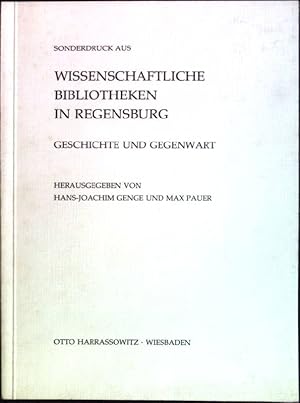 Bild des Verkufers fr Die Bischfliche Zentralbibliothek Sonderdruck aus: Wissenschaftliche Bibliotheken in Regensburg: Geschichte und Gegenwart zum Verkauf von books4less (Versandantiquariat Petra Gros GmbH & Co. KG)