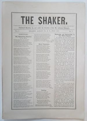 The Shaker. July, 1871. Vol. 1, No. 7