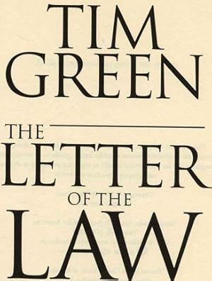 Image du vendeur pour The Letter of the Law - 1st Edition/1st Printing mis en vente par Books Tell You Why  -  ABAA/ILAB