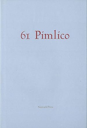 Image du vendeur pour Bill Jay: 61 Pimlico: The Secret Journal of Henry Haylor mis en vente par Vincent Borrelli, Bookseller