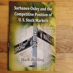 Sarbanes-Oxley and the Competitive Position of U. S. Stock Markets