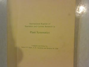 Bild des Verkufers fr International Register of Specialists and Current Research in Plant Systematics. zum Verkauf von Antiquariat Bookfarm