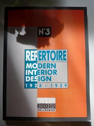 Seller image for Repertoire : Modern Interior Design 1928-1929 / Arranged and Edited by Wolfgang Hageney" for sale by Historia, Regnum et Nobilia