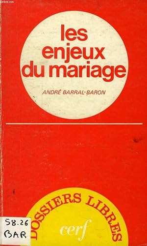 Seller image for LES ENJEUX DU MARIAGE for sale by Le-Livre