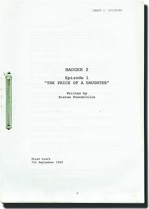 Bild des Verkufers fr Badger Season 2: "The Price of a Daughter" and "Only Ewe" (Original screenplays for two episodes of the 2000 television show) zum Verkauf von Royal Books, Inc., ABAA