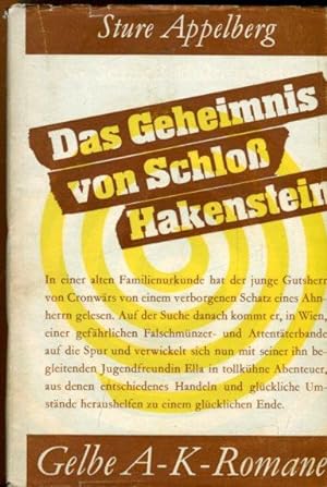 Das Geheimnis von Schloß Hakenstein. Abenteuer-Roman.