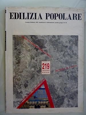 Seller image for EDILIZIA POPOLARE Gennaio / Febbraio 1992 n. 219 Anno XXXIX" for sale by Historia, Regnum et Nobilia