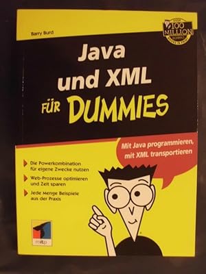 Bild des Verkufers fr Java und XML fr Dummies zum Verkauf von Buchantiquariat Uwe Sticht, Einzelunter.