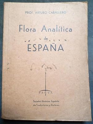 Imagen del vendedor de Flora Analtica de Espaa. a la venta por Carmichael Alonso Libros