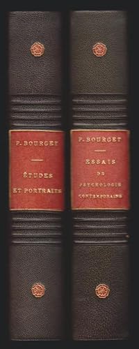 Seller image for Oeuvres Compltes De Paul Bourget. Critique: Tome 1: Essais De Psychologie Contemporaine. Tome 2: Etudes et Portraits for sale by Librairie du Bacchanal