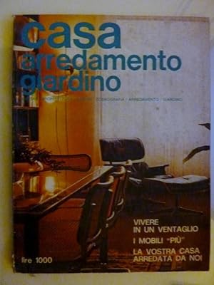 Bild des Verkufers fr "CASA,ARREDAMENTO,GIARDINO Ottobre / Novembre 1974" zum Verkauf von Historia, Regnum et Nobilia