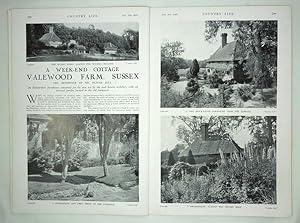 Original Issue of Country Life Magazine Dated September 21st 1935, with a Main Feature on Valewoo...