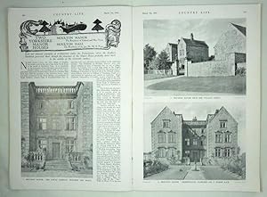 Original Issue of Country Life Magazine Dated March 7th 1936, with a Main Feature on Two Manor Ho...