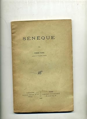 Seller image for SENEQUE for sale by Librairie CLERC