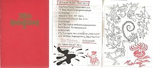 Distels Sparkassenbuch. Spargang 63. Programmheft. Gestaltung von Willi Moese.