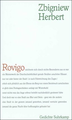 Rovigo. Gedichte. Aus dem Poln. von Klaus Staemmler.