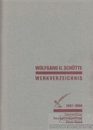 Bild des Verkufers fr Werkverzeichnis 1967 - 2000 zum Verkauf von Leipziger Antiquariat