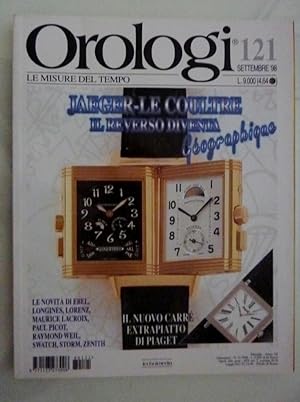 Seller image for OROLOGI Le Misure del Tempo - Settembre 1996 n. 121" for sale by Historia, Regnum et Nobilia