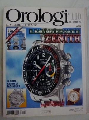 Seller image for OROLOGI Le Misure del Tempo Settembre 1997 n. 110" for sale by Historia, Regnum et Nobilia