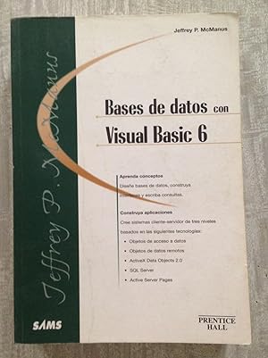 Seller image for BASES DE DATOS CON VISUAL BASIC 6 for sale by Librera Sagasta