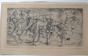 Original etching. 'Monstres imaginaires'. Signed and numbered by the artist.