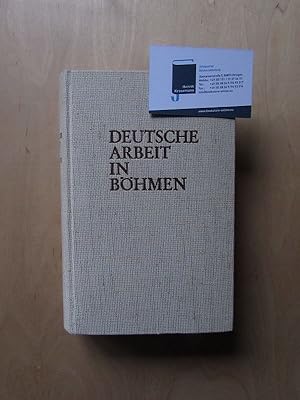 Bild des Verkufers fr Deutsche Arbeit in Bhmen - Kulturbilder zum Verkauf von Bookstore-Online