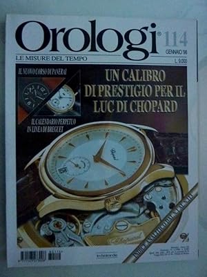 Seller image for OROLOGI Le Misure del Tempo Gennaio 1998 n. 114" for sale by Historia, Regnum et Nobilia